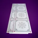 Edullinen PVC-kattopaneeliformulaatio