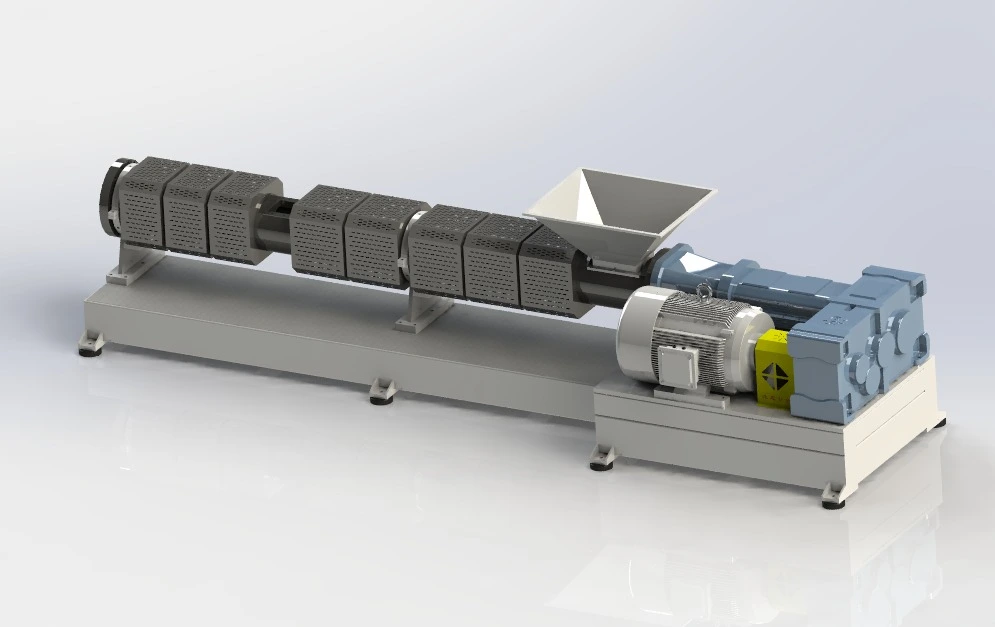 Double Screw Plastic Recycling Extruder -tilaus Afrikan asiakkaalle