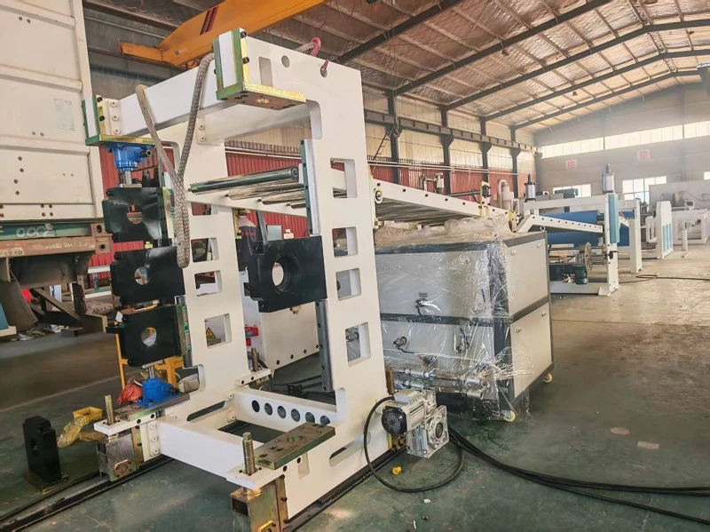 600 mm:n PVC-levyjen ekstruusiolinjan tuotanto